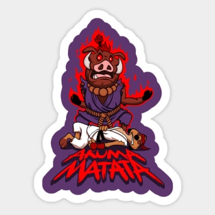 Akuma Matata Sticker